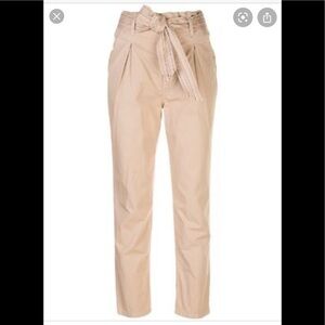 Sundry Slim Pants Joggers Pleated Waist Tan 27